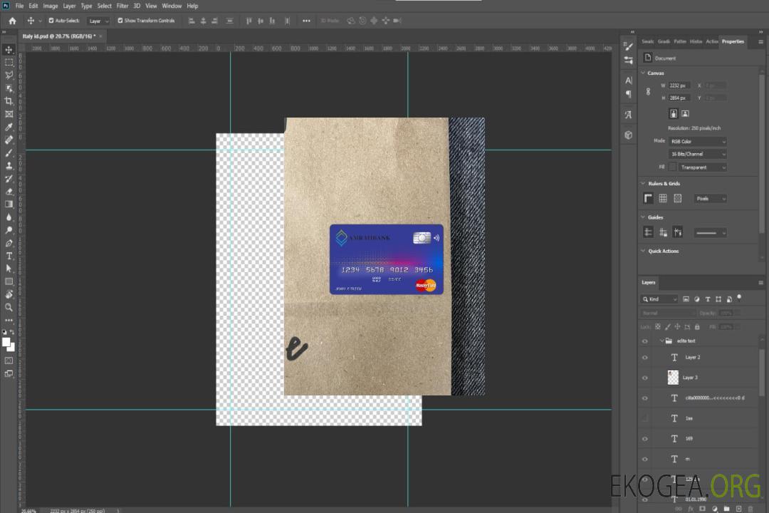 Azerbaïdjan Amrahbank master card photolook recto template Azerbaïdjan Amrahbank master card photolook recto template